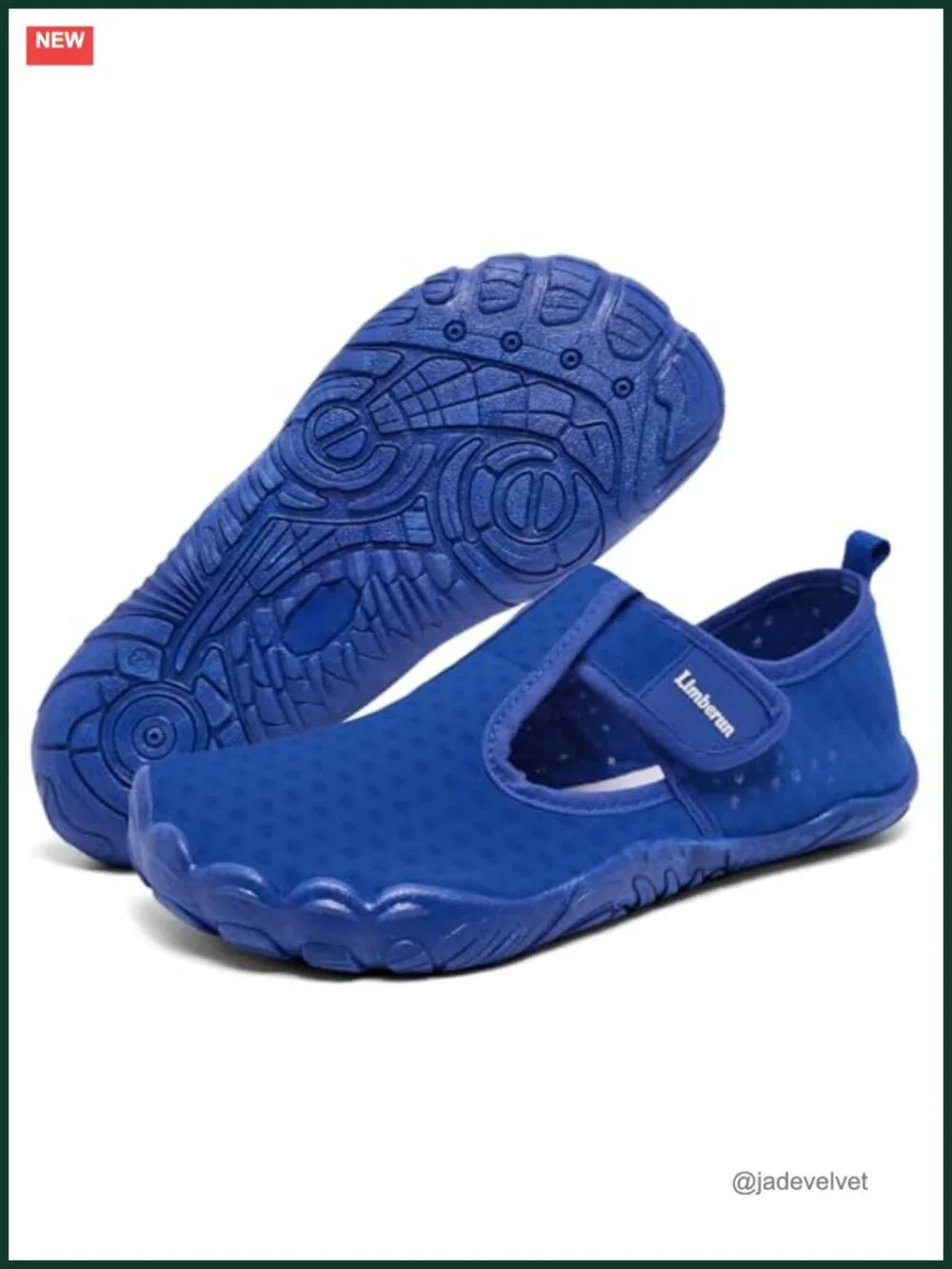 Kids Water Shoes Non-Slip Quick-Dry Lightweight Mesh with Hook & Loop